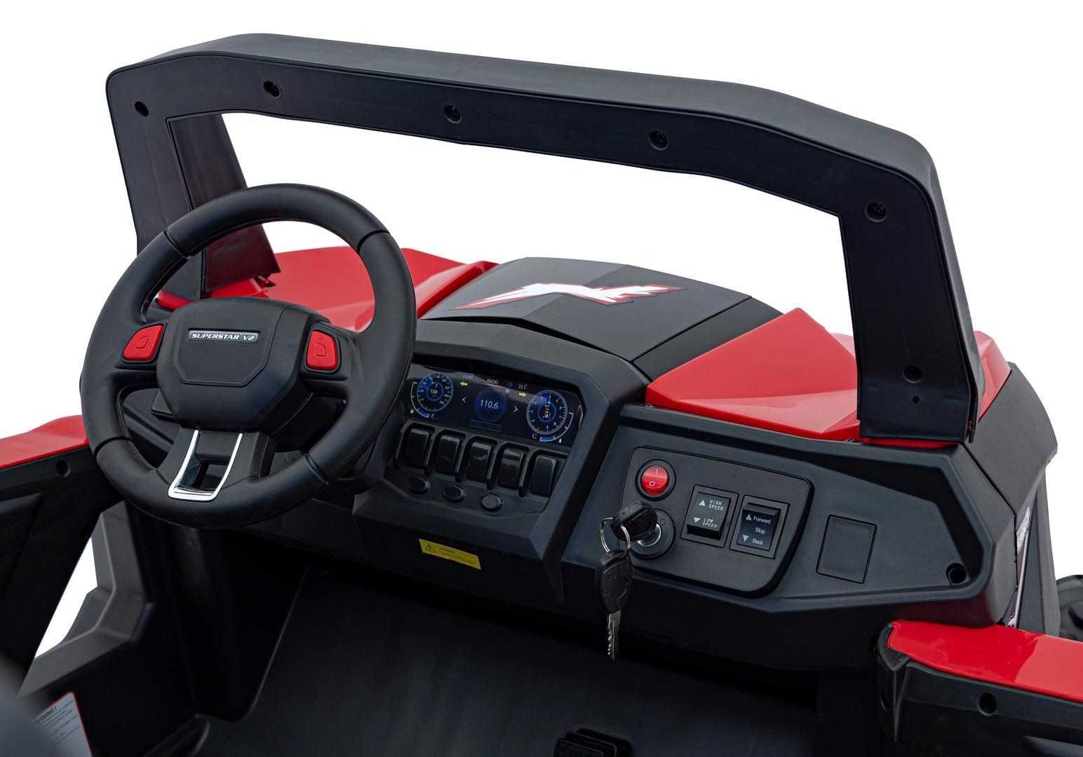 Autko dla dzieci Buggy UTV-MX 2000N 4x4 na Akumulatorz Pilotem i LED