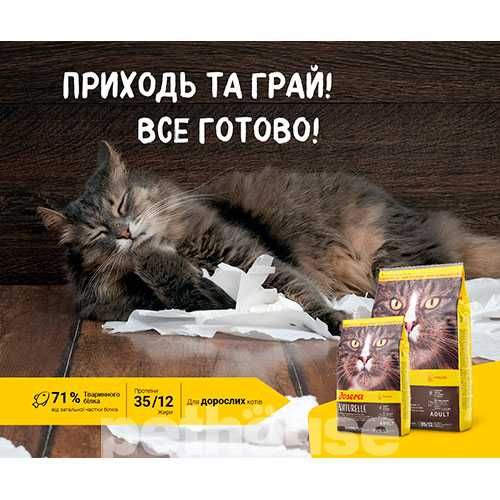 Корм Josera Naturelle Sterilized 10 кг для стерилізованих котів.Йозера