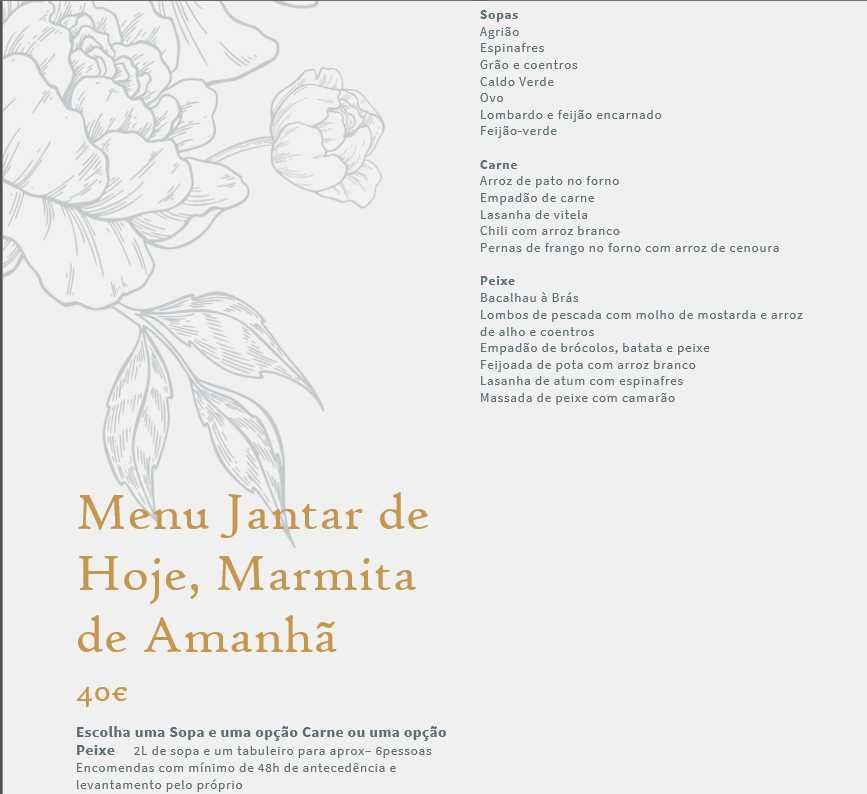 Jantar hoje, Marmita amanhã - Pack sopa e tabuleiro para td a familia