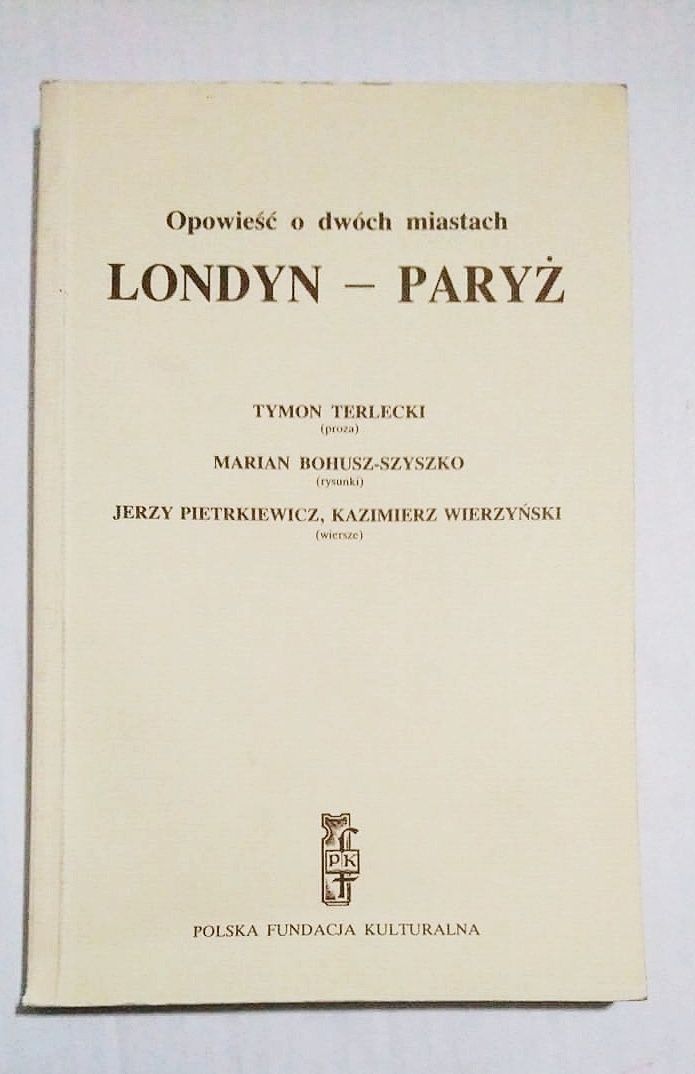 Terlecki Tymon Londyn Paryż opowieść o dwóch miastach A323 BB104