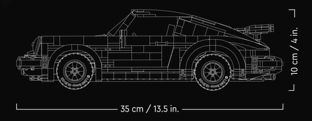 Конструктор Porsche 911 Turbo/Targa (10295) + інструкції, 1458 деталей