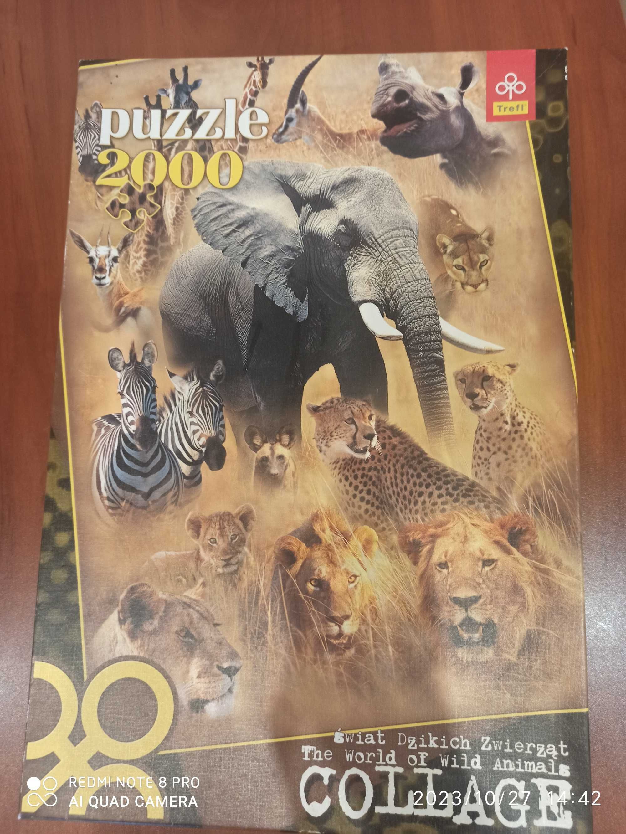 Puzzle Trefl Świat Dzikich Zwierząt  - nowe