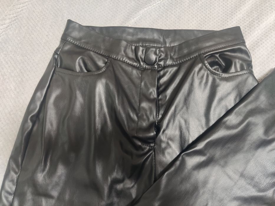 Штани палаццо з утеплювачем.