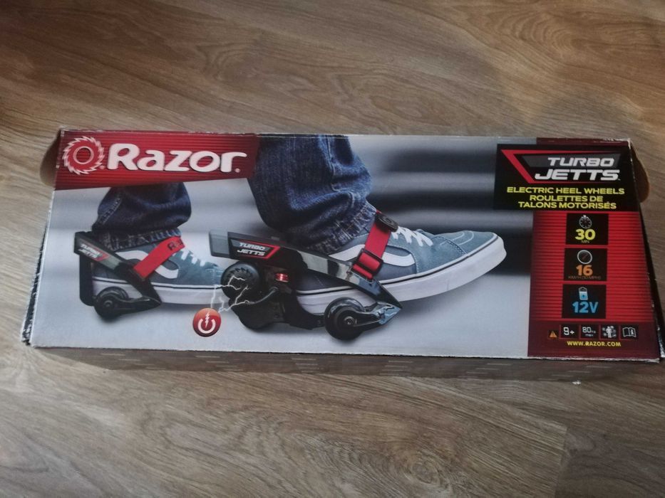 Patins elétricos para sapatilhas
Turbo Jetts