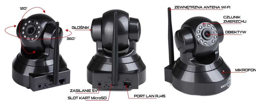 Kamera IP EASY AM do inteligentnego domu