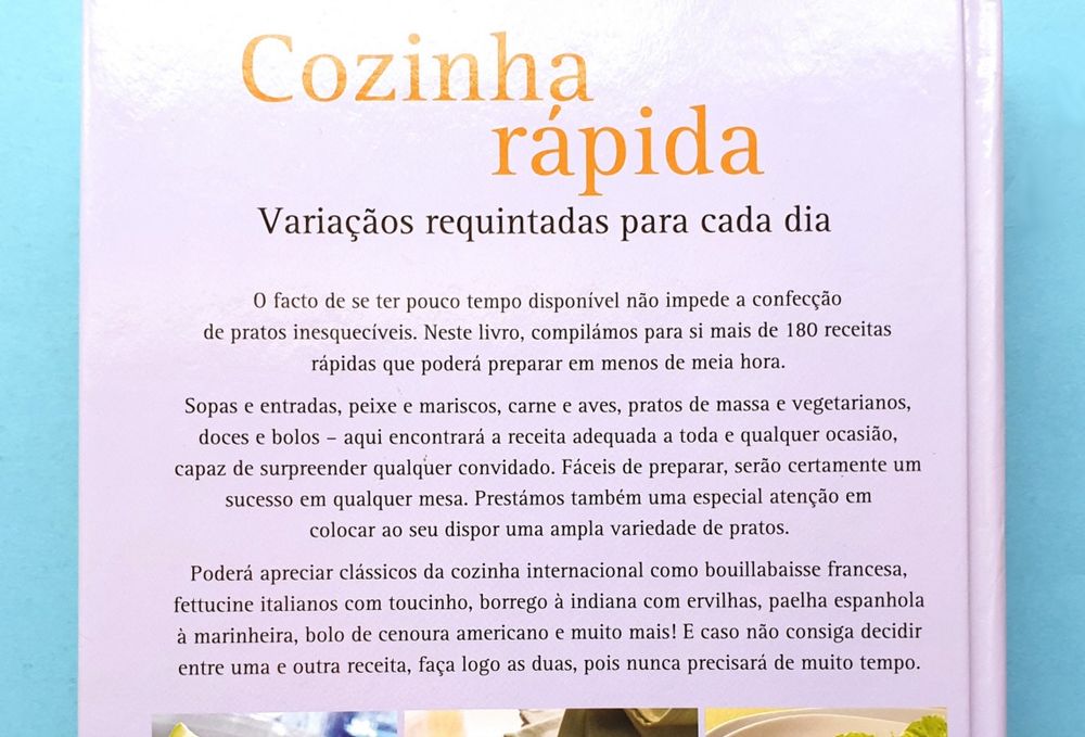 Livro "Cozinha Rápida - Variações Requintadas para Cada Dia"