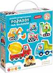 CzuCzu. Puzzle progresywne. Pojazdy na budowie. Bright Junior Media