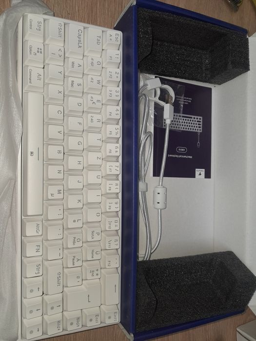 Klawiatura gamingowa mechaniczna bezprzewodowa tecurs kb510 qwertz