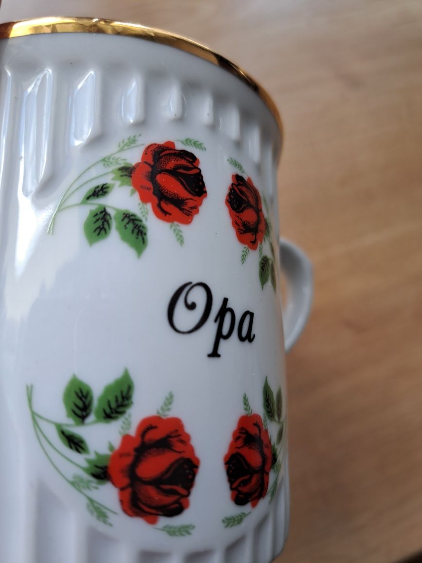 Kubek z napisem Opa nieużywany