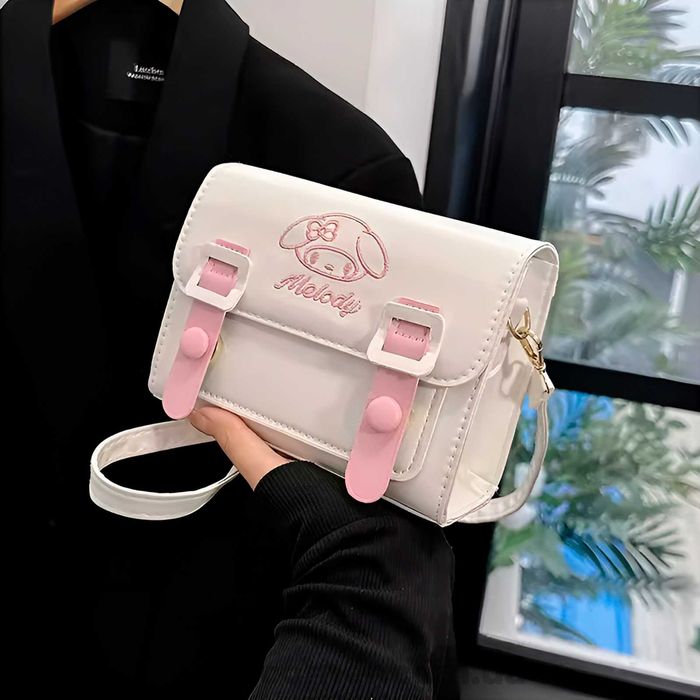 Дитяча сумка через плече My Melody май мелоді для дитини біла сумочка