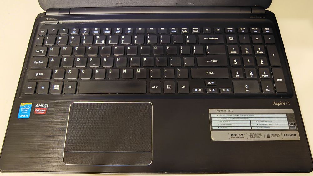 Laptop Acer Aspire V5-561G Intel Core i5 8 GB RAM dysk 450 GB nap. DVD