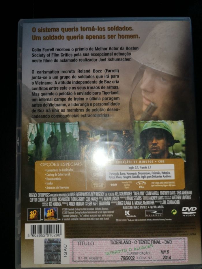 Vendo Filme TigerLand em DVD