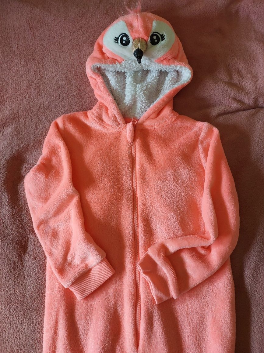 Kigurumi 128 flaming przebranie strój piżama