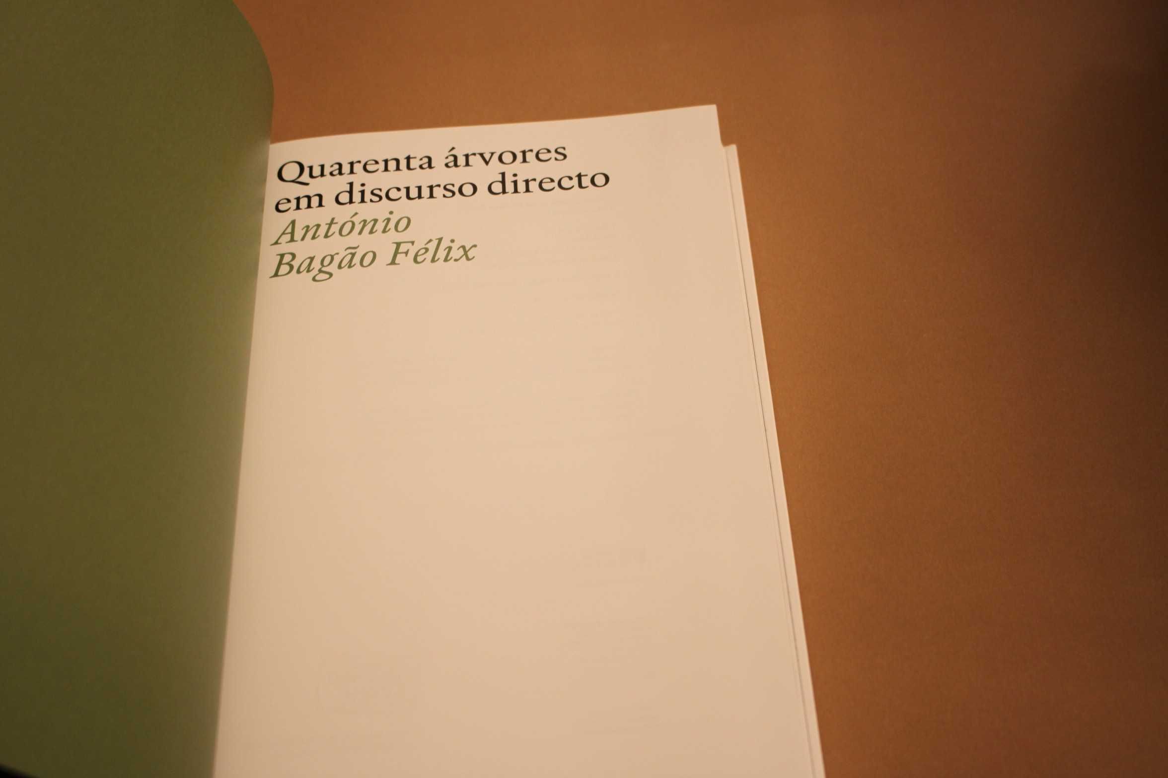 Quarenta Árvores // António Bagão  Felix