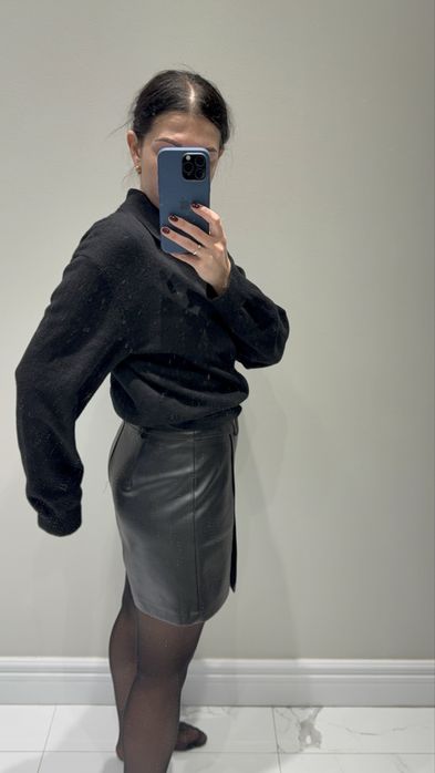 Шорти спідниця шкіра