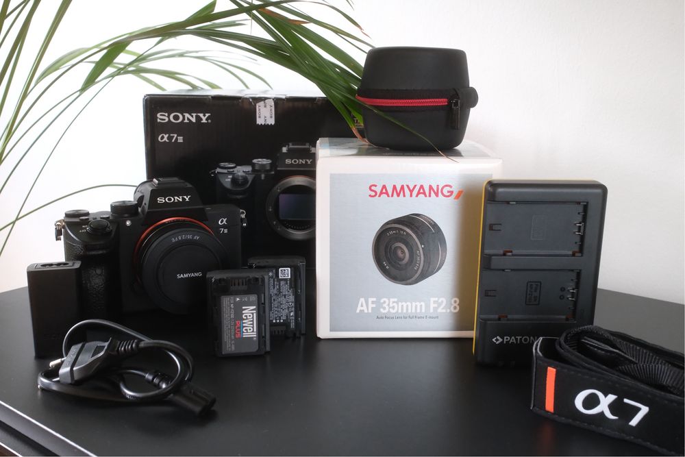 Sony A7iii + Samyang 35mm 2.8 ZESTAW