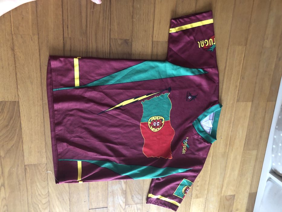 Camisola da seleção Euro 2004 tamanho M de adulto