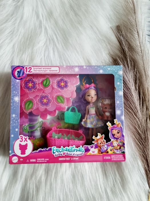 Nowa Lalka Enchantimals Baby Best Friends Danessa Deer