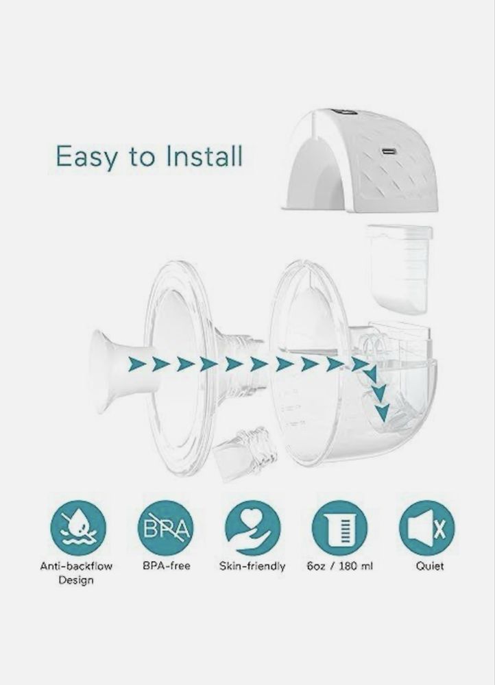 Молоковідсмоктувач Paruu P10 з функцією Hands-Free