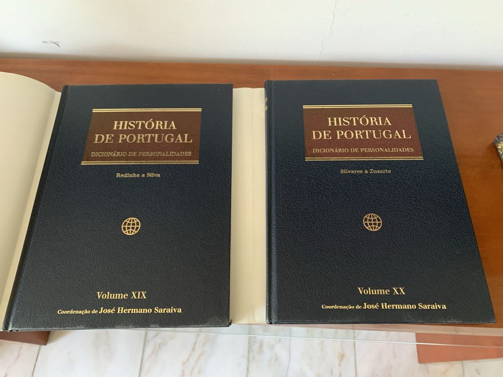 História de Portugal e Dicionário de Personalidades - 20 volumes