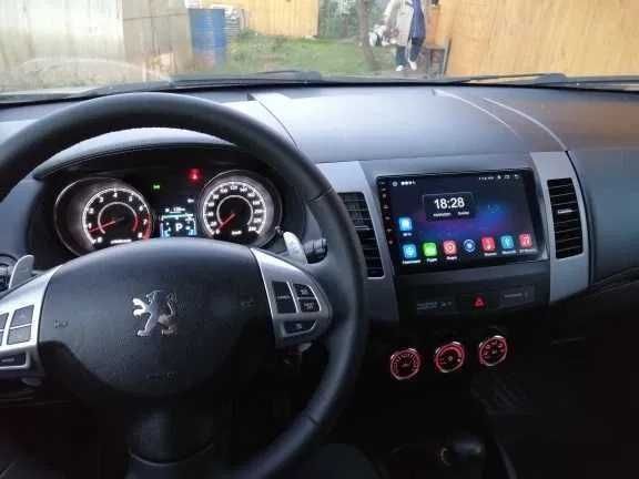 Radio Android 12 Mitusbishi Outlander 2005/2011 gps wifi Peugeot 4007