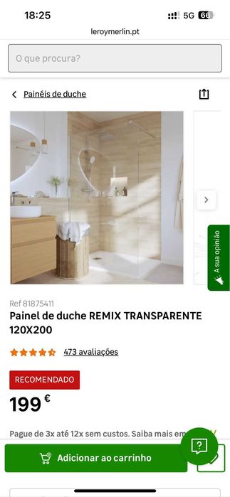 Cabine de Duche LeroyMerlin - NOVA