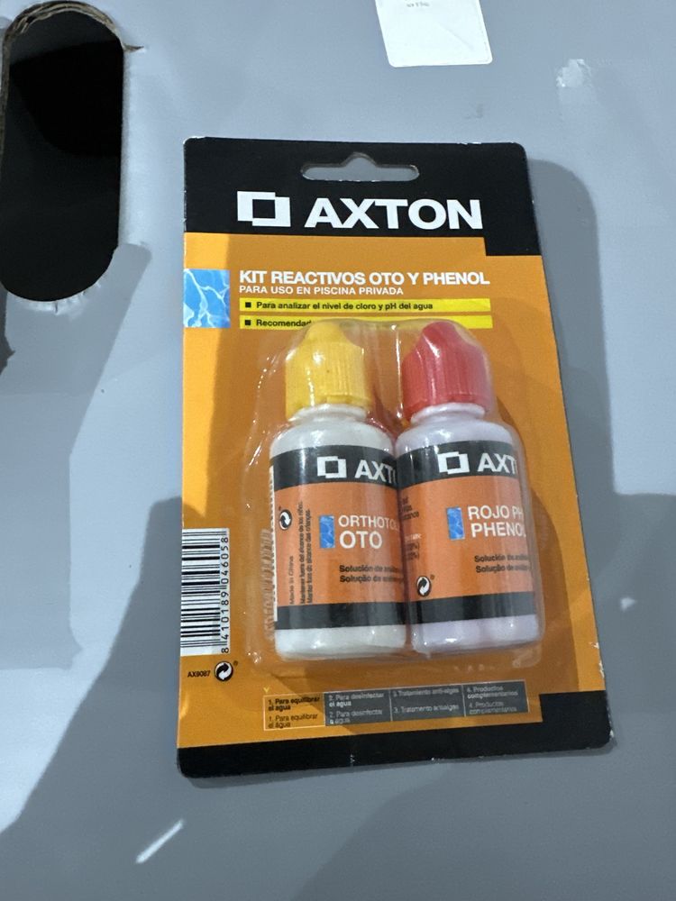 Kit Reactivo axton para piscinas