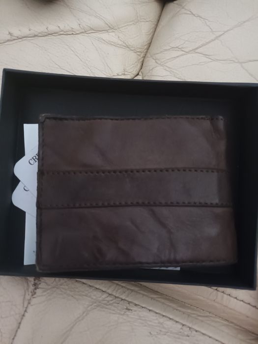 Portfel venezia męski nowy skórzany