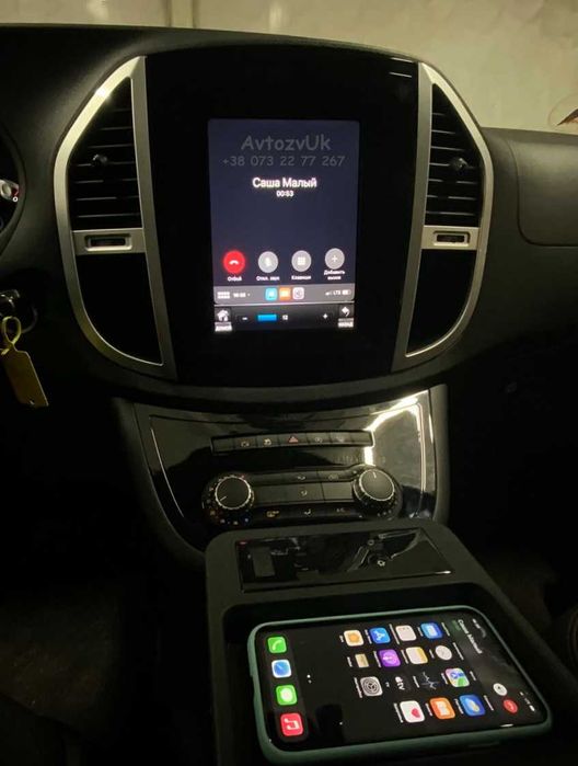 Android 14 VITO Mercedes Benz W447 GPS Tesla дисплей CarPlay Магнитола