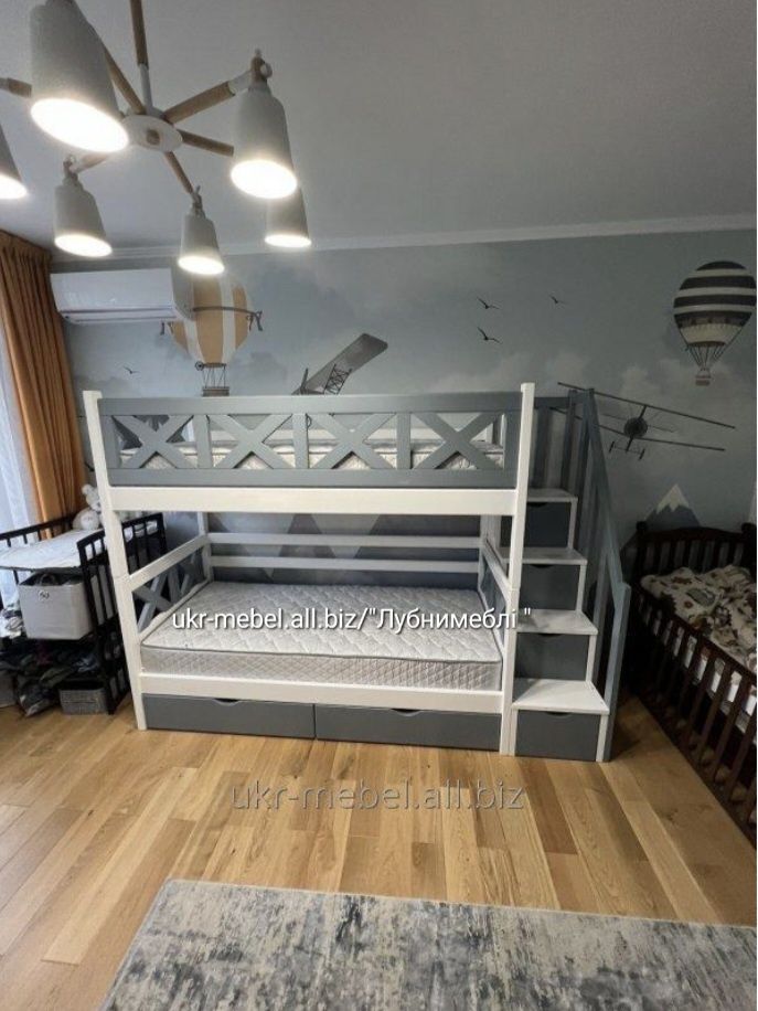 Ліжко двоповерхове "Оскар8-Люкс",кровать двухъярусная