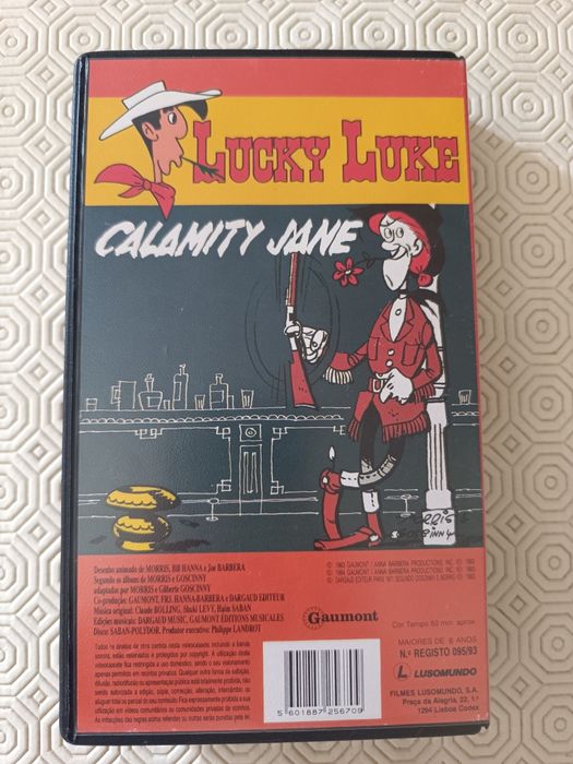 Cassete VHS Lucky-Luke