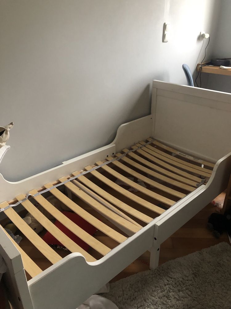 Ikea SUNDVIK Rozsuwana rama łóżka, biały, 80x200 cm