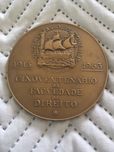 Medalha aniversário cinquentenário faculdade de direito (FDL)