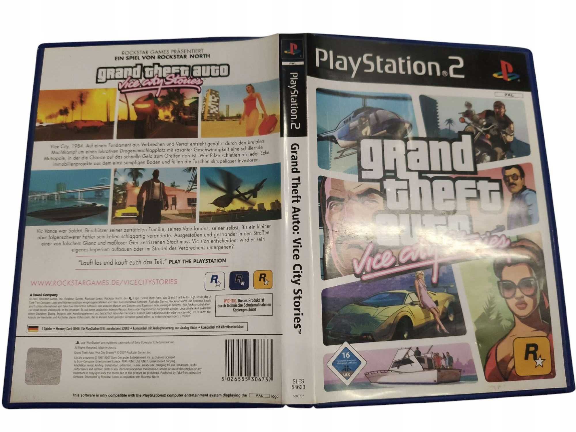 PS2 GTA Grand Theft Auto Vice City Stories Games4US Kolumny 6/36