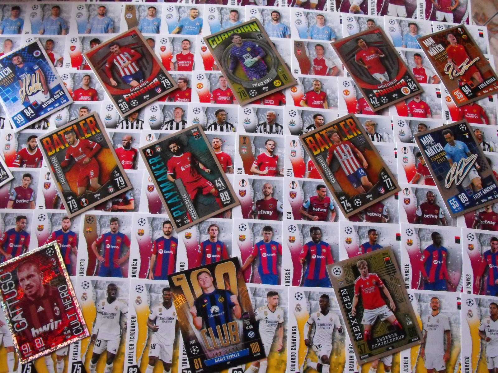 topps Match Attax Champions League 2024 Komplet BAZA, karty w GRATISIE