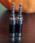 ULTRA wtyki jack 3,5mm Valab Carbon Rhodium 3i4PIN