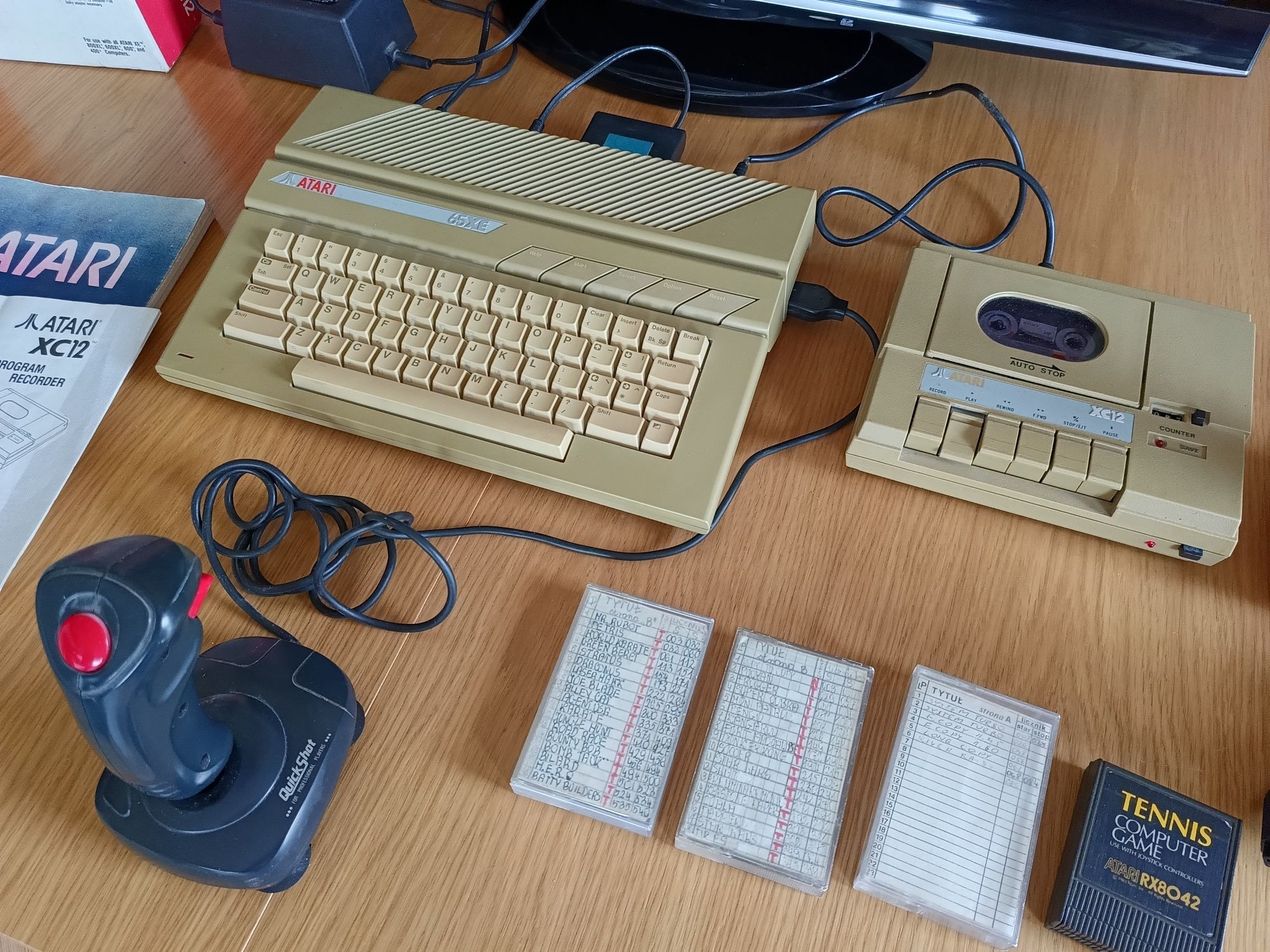 Komputer Atari 65XE System Turbo + TV Panasonic