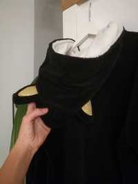 Kombinezon Reserved kostium strój polar L/XL 40/42 38 czarny kapturem