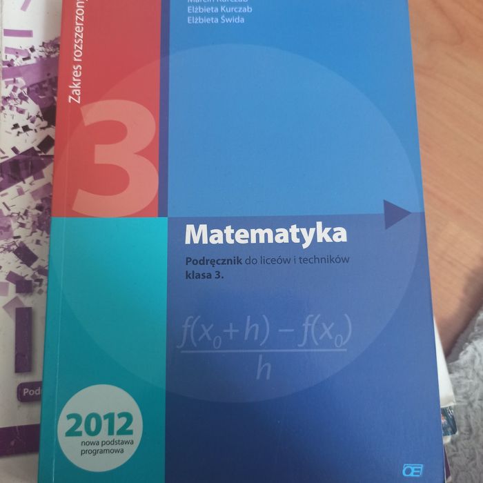Matematyka podręcznik klasa 3