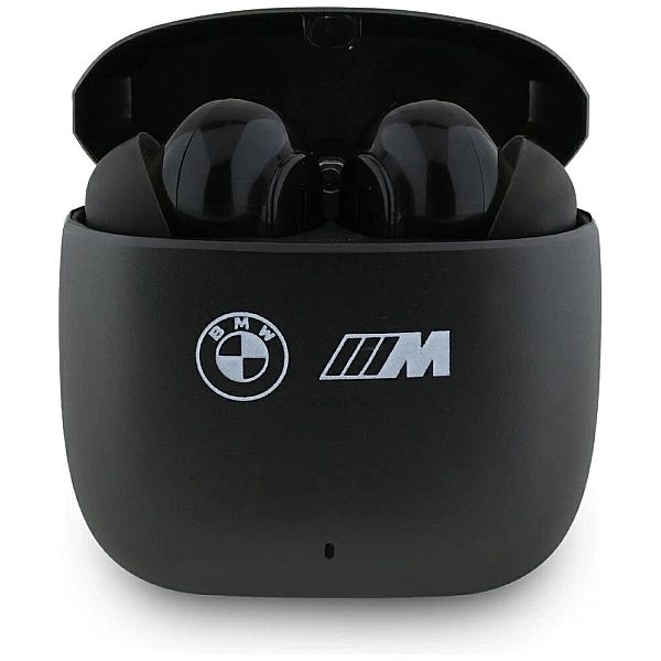 Słuchawki BMW M Metal M Logo Print ANC-ENC TWS Bluetooth - czarne