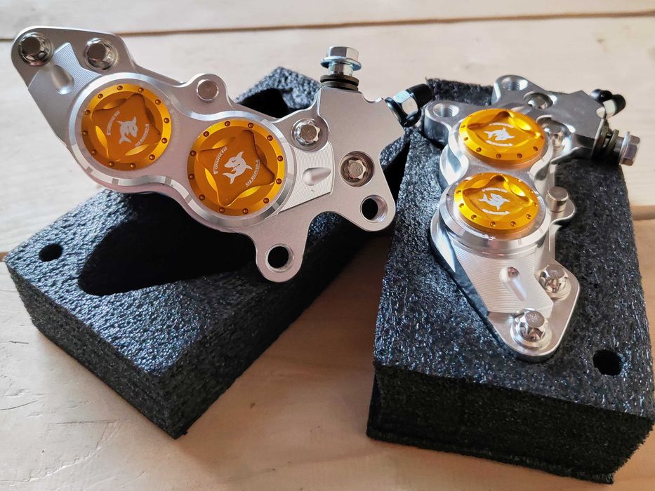 Гальмівні супорта на мотоцикл кріплення 40мм фрезеровані! (не brembo)