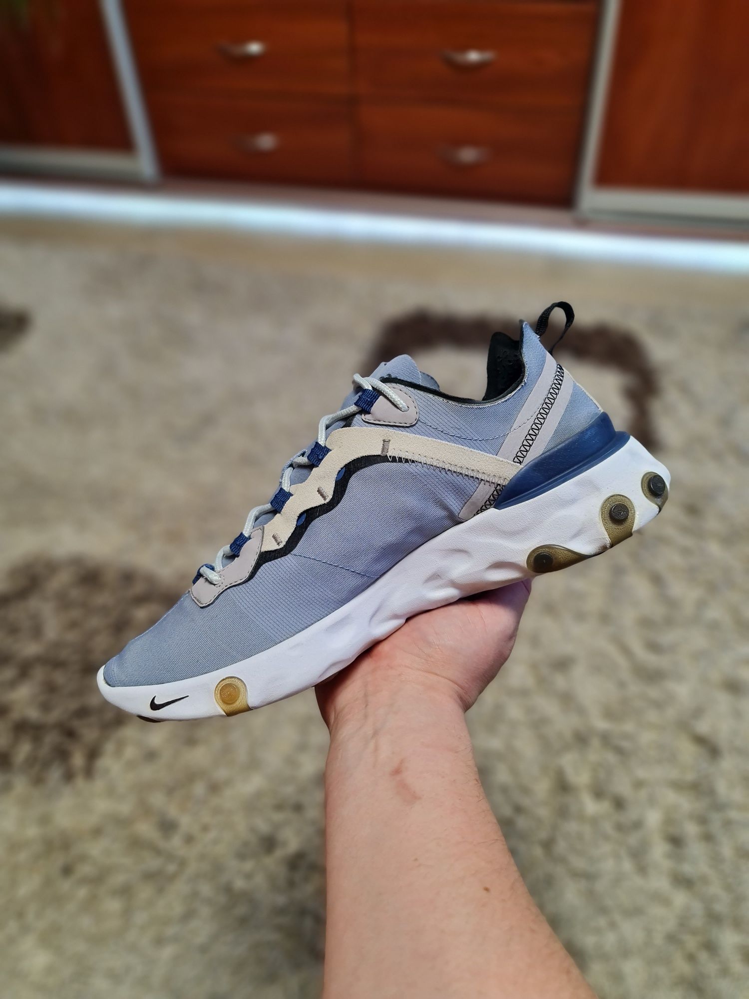 Оригинальные кроссовки Nike React Element 55 Indigo Fog 44р. 28см.