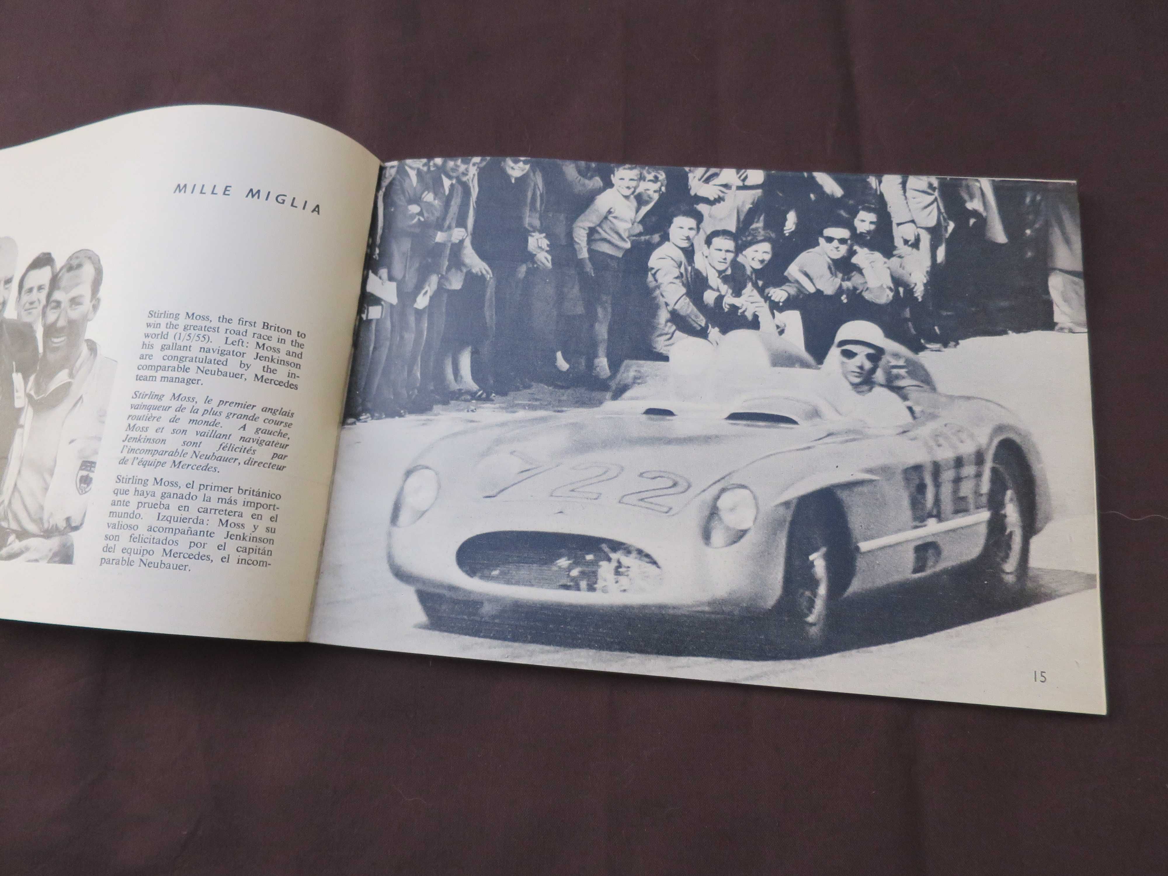 Livro Mobil 1955 automóveis antigos rallye motos competição