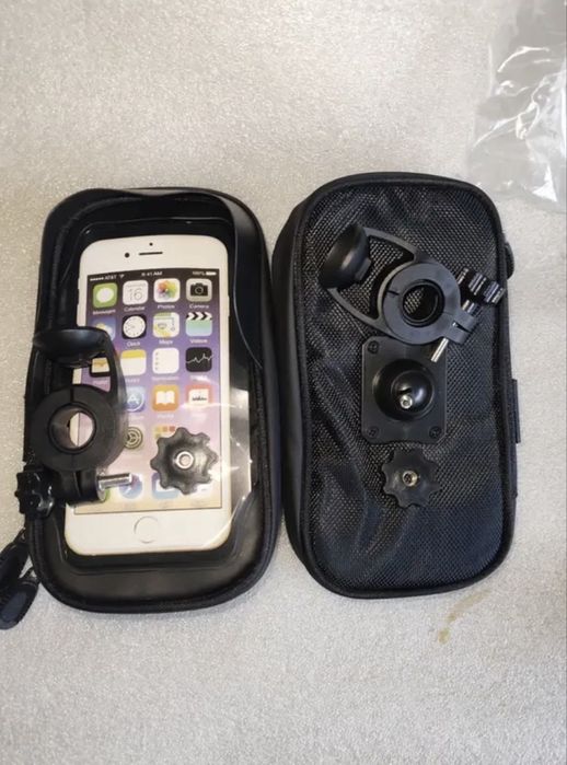 Suporte de moto em ABS à Prova de Água com Correia Removível,