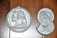 Dewocjonalia Medaliony Maryja na ścianę stare
