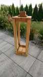 Lampion z drewna