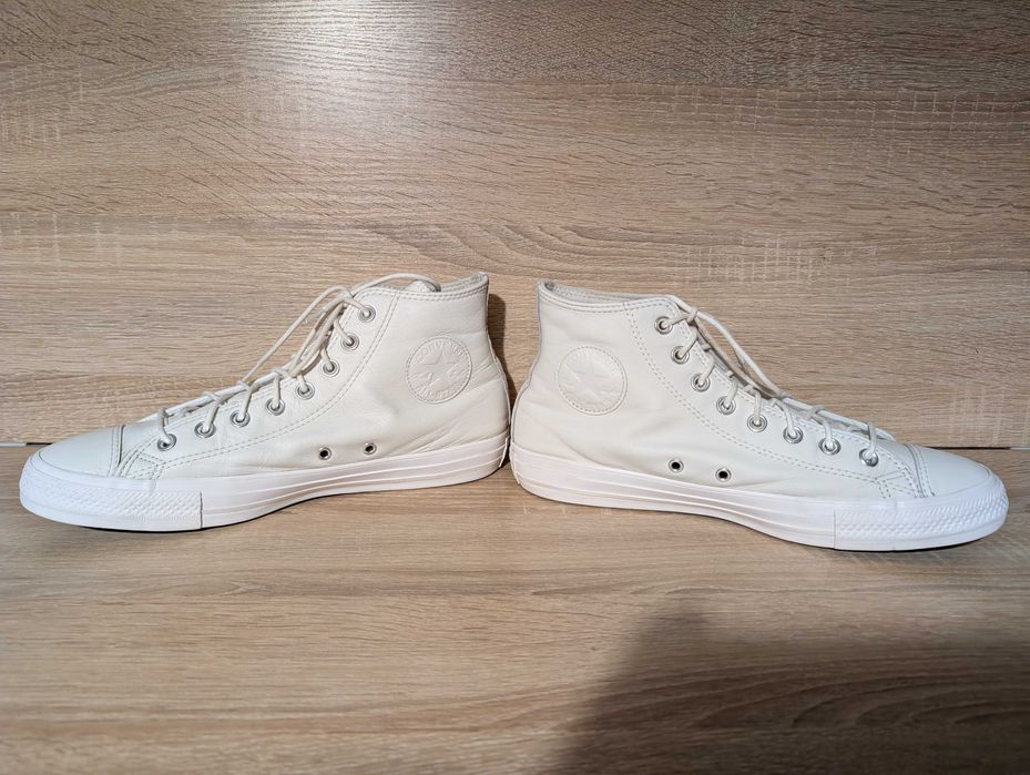 Кожаные высокие кеды Converse, размер 42,5 (27,5 см)