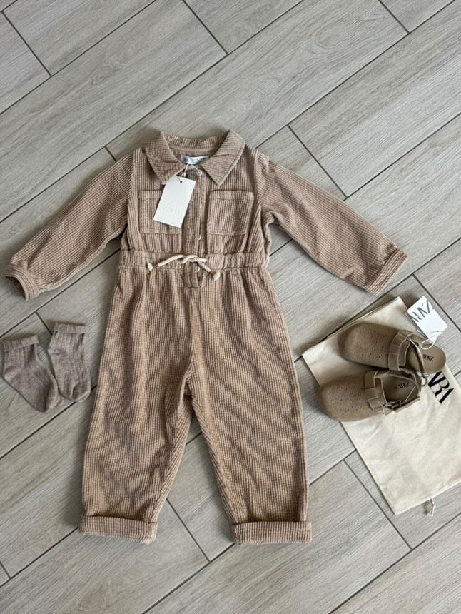 Комбинезон вельветовый детский 104 см Zara