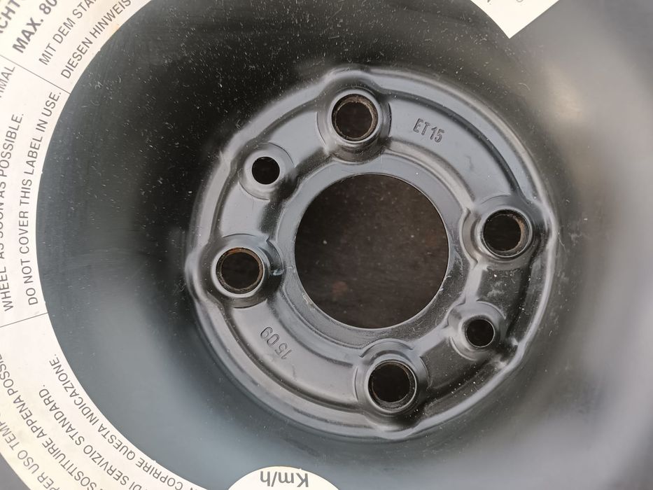 Koło dojazdowe 135/70/16 Fiat Bravo Linea Stilo Alfa Romeo Mito 4x98