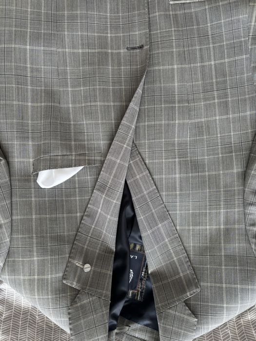 Garnitur ślubny, krata, LAVARD